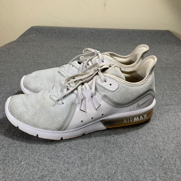 Nike Air Max Sequent 3 Womens Size 11 White Athletic Shoes - Picture 7 of 15